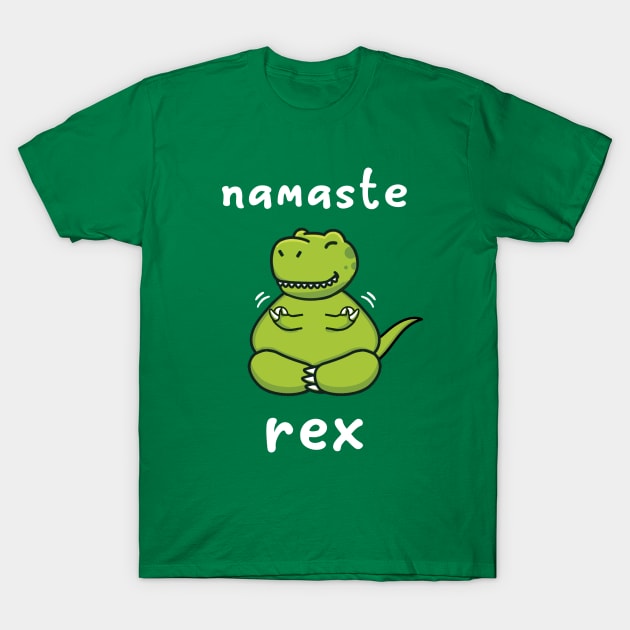 Namaste Rex T-Shirt by rydrew